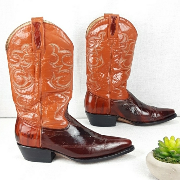 DOS DE ORO COWBOY BOOTS - Picture 5 of 16